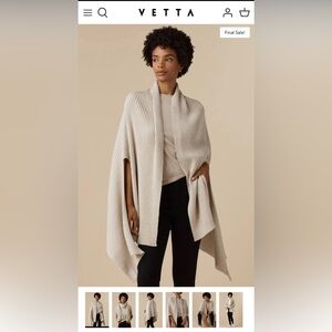 Vetta The Cape Scarf Oatmeal One Size Capsule Collection
